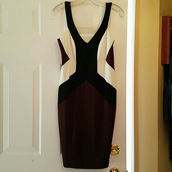 Color block tank dress