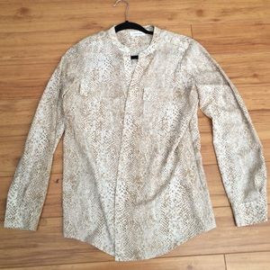Snake print blouse