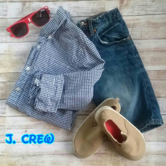 Crewcuts gingham button down shirt (Host pick!!)