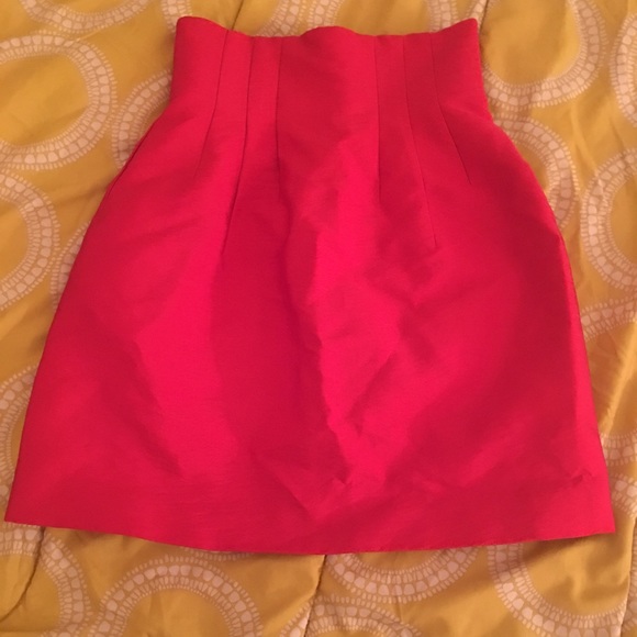 Red skirt