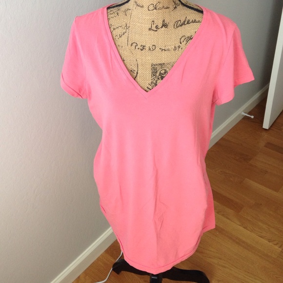 Pink maternity shirt
