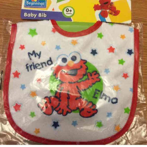Sesame Street Baby Bib new with plastic No trsdes - Picture 1 of 2
