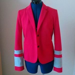 Academy Blazer - Red with gray accent on sleeves