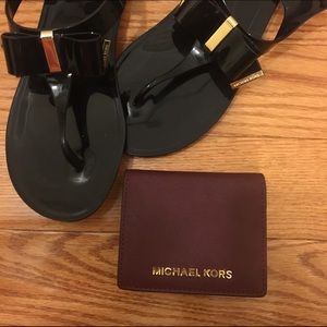 MICHAEL KORS Jet Set Travel Flap Card Holder