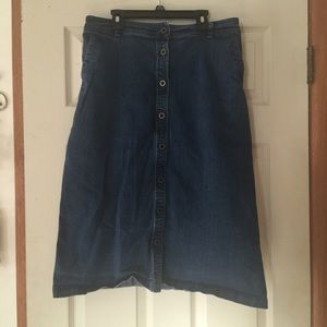 Jean skirt