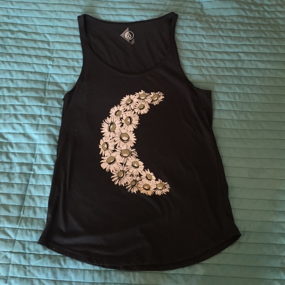 pacsun dark volcom tank 💎