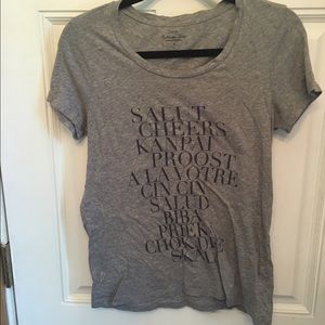 J. Crew scoop neck t-shirt size small!