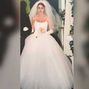 Wedding Dress and Veil