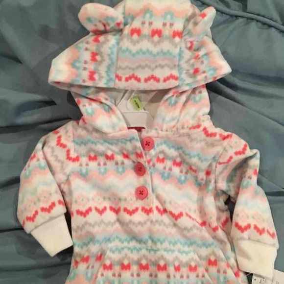 💖SOLD💖 NWT Carter's Baby Girl Hooded Fleece
