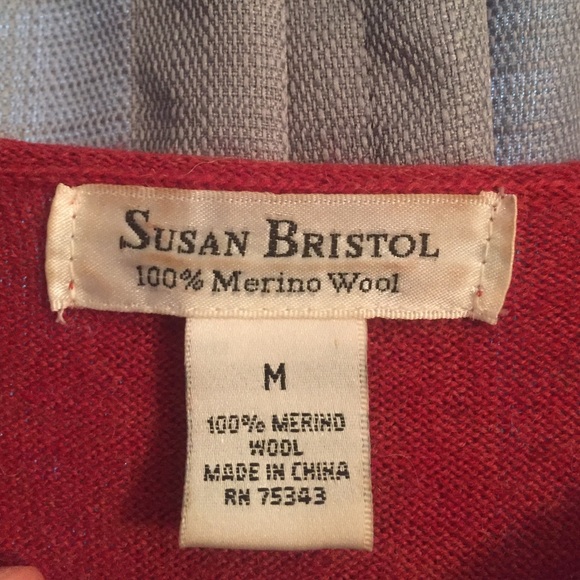 Red wool sweater - Picture 2 of 3