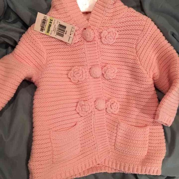 💖SOLD💖 NWT Baby Girl Rosette Knit Sweater