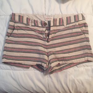 Target striped shorts