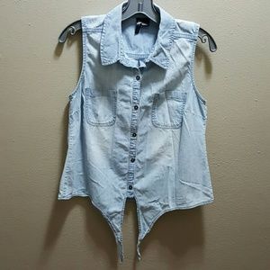Denim top