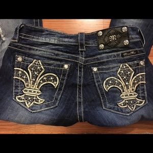Size 25 boot cut jeans miss me jeans