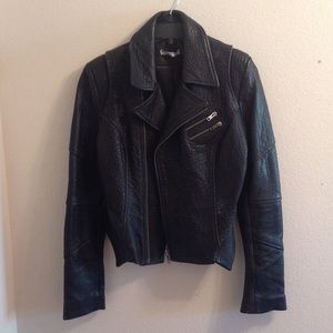 Alberto Makali Leather Motorcycle Jacket