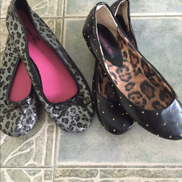 Cute pairs of girls shoes.