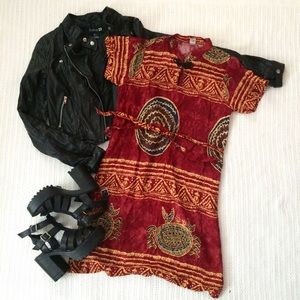 Colorful "ethnic" dress