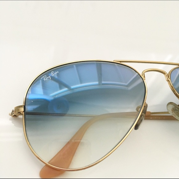 Ray-Ban Blue Gradient Aviators - Picture 2 of 4