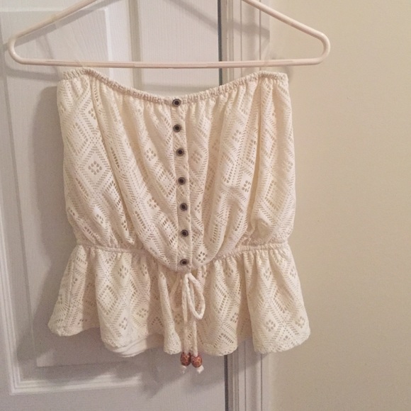 Strapless summer shirt