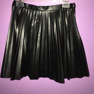 Leather skirt