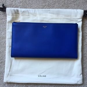 Celine Trio Clutch (Indigo Blue)