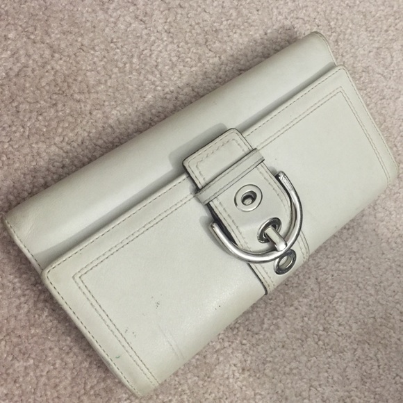 Coach checkbook wallet