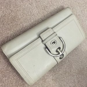 Coach checkbook wallet