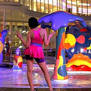 Vintage 80's workout dress/skort