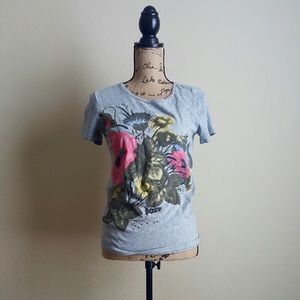 Floral J. Crew Collector Tee