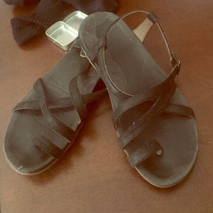 Cute black sandals
