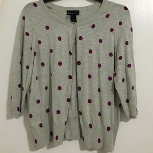 Knitted pokadot sweater