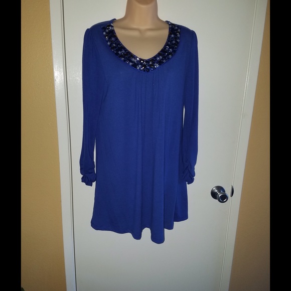 Blue dress