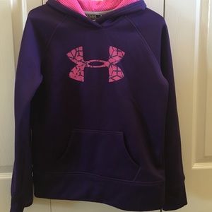 Youth Purple Under Armor Sweatshirt