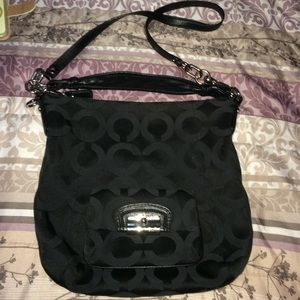 Authentic black Coach purse