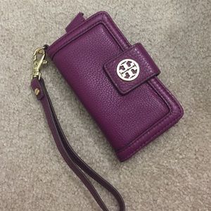 Tory burch iPhone wristlet/ wallet