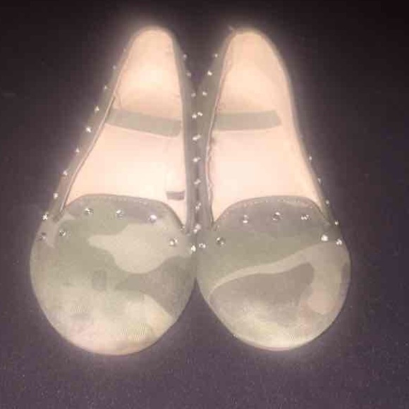 Army print Zara kids Ballet flats