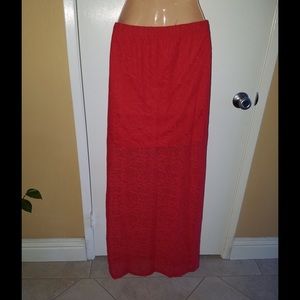 Skirt in red