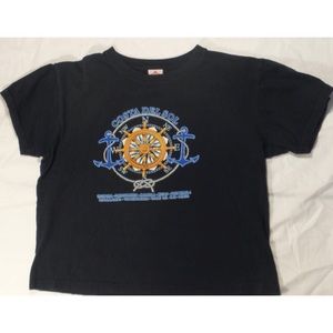 Boys Navy Blue Costa Del Sol Graphic T-Shirt