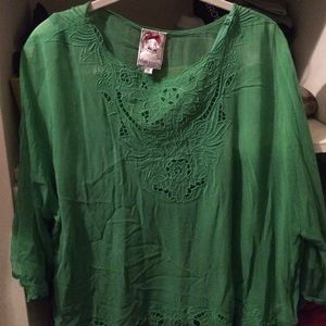 Yoana Baraschi green summer top