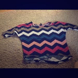 Chevron baseball Tee