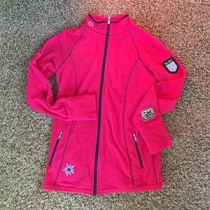 Size 4 super soft pink Alp-n-Rock fleece sweater