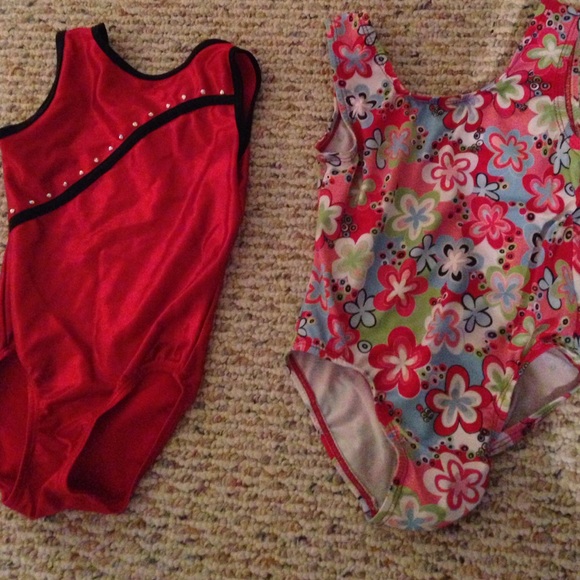 2 gymnastics/dance leotards