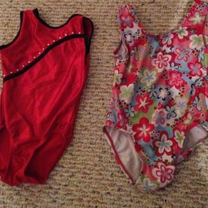2 gymnastics/dance leotards