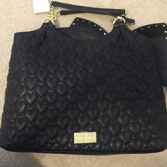 Black Betsey Johnson bag - Picture 3 of 4