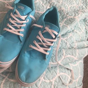 turquoise vans