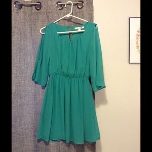 Teal Forever 21 dress