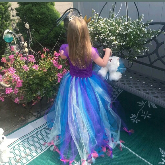HANDCRAFTED~HOST PICK🎉GIRLS PARTY "PRINCESS" TULLE DRESS - Picture 2 of 8