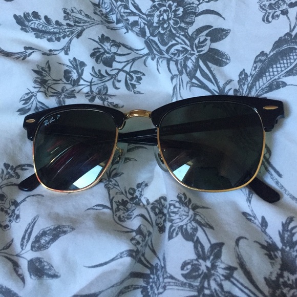 Ray Bans- black&gold(polarized)