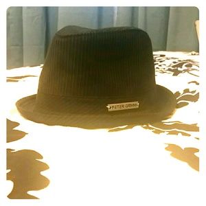 Peter Grimm Pinstripe black Fedora