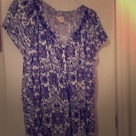 Casual button down blouse